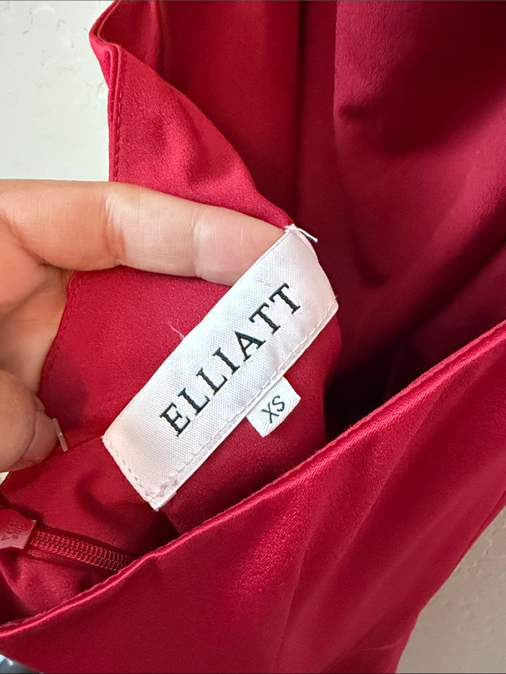 Elliatt x REVOLVE Camo Halter Mini Dress in Red - Picture 3 of 4